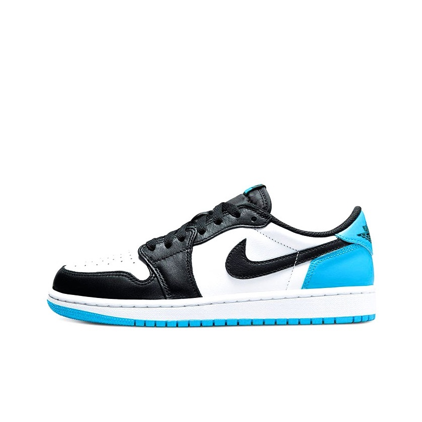 ของแท้100%  Jordan Air Jordan 1 0g "black blue toe"  ไนกี้จอแดน รองเท้าบาส รองเท้ากีฬาและรองเท้าลำลอง   CZ0790-104