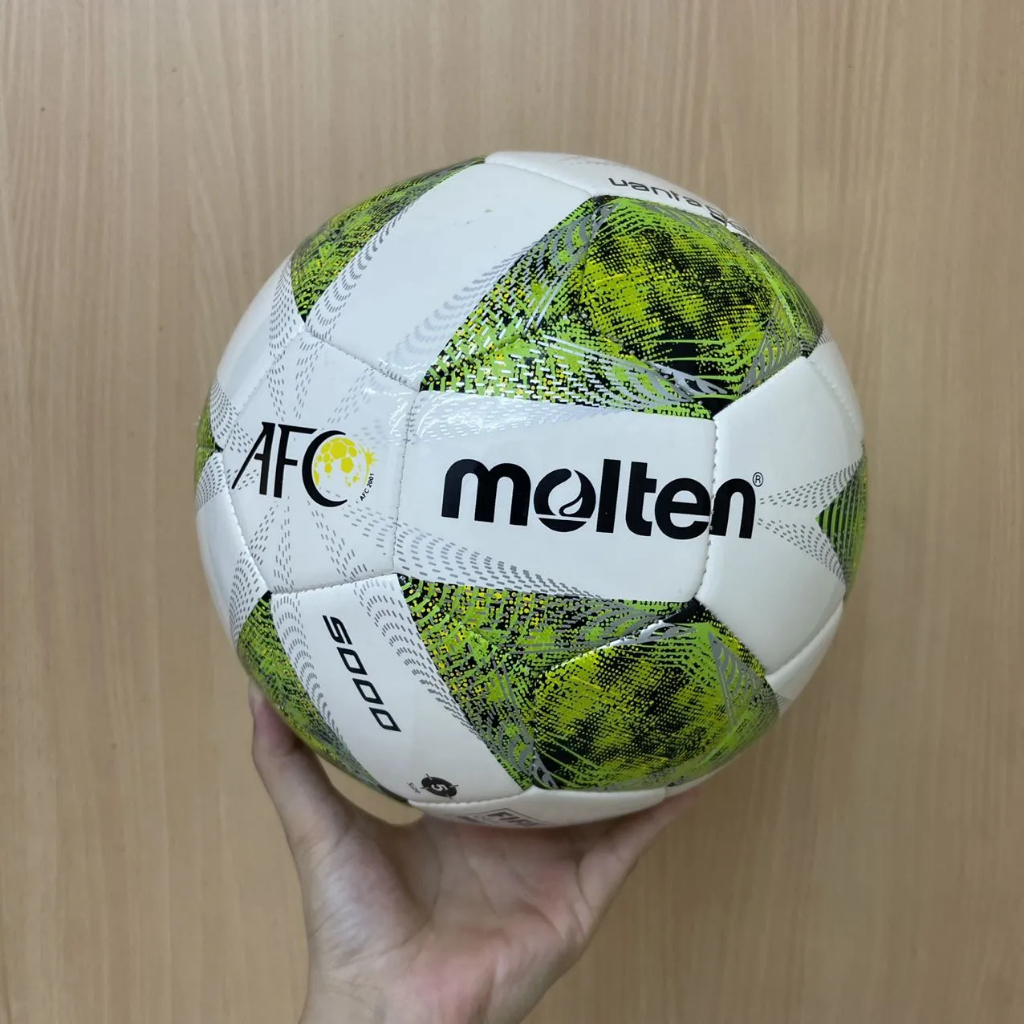 ลูกบอล ลูกฟุตบอล เบอร์ 5 Molten F5A5000-A ลูกฟุตบอลหนัง PU หนังเย็บ ของแท้ 100% ใช้แข่งขัน รองรับ FIFA Pro