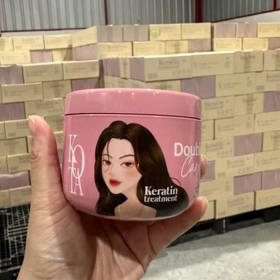 KOTA COLOR HAIR ทรีทเม้นท์ เคราตินหมักผมเข้มข้น(หมักผมโกต้า)*กะปุกชมพู