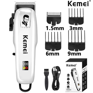 Kemei คนหล่อ PG-809A ของแท้ 100% ปัตตาเลี่ยนไร้สาย อัจฉริยะ ชาร์จได้ เสียงเงียบ ปัตตาเลี่ยนตัด Kemei PG-809A