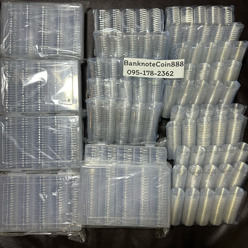 ตลับใส่เหรียญ กล่องละ100ตลับ มี4ขนาด รายละเอียดข้อมูลในโพสต์คับ