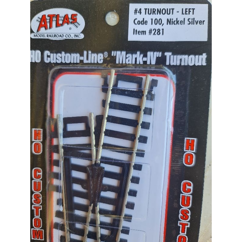 รางสับรถไฟจำลอง แบบปรับเอง ยี่ห้อ Atlas สำหรับ HO Scale 1:87