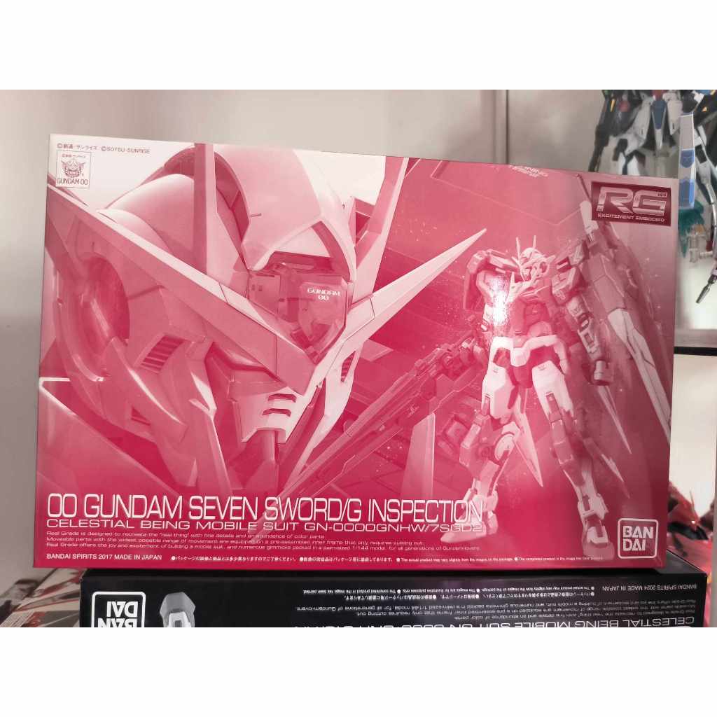 P-bandai RG 1/144 OO Gundam Seven Sword G Inspection