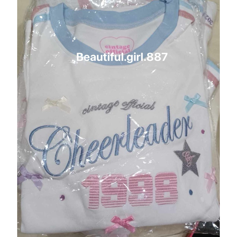 เก็บสินค้าในไลฟ์ หรือ VDO ลดสูงสุด 500 บาท 💝CINTAGE💝 เสื้อยืด คอกลม แขนสั้น น่ารัก 🥰❤️