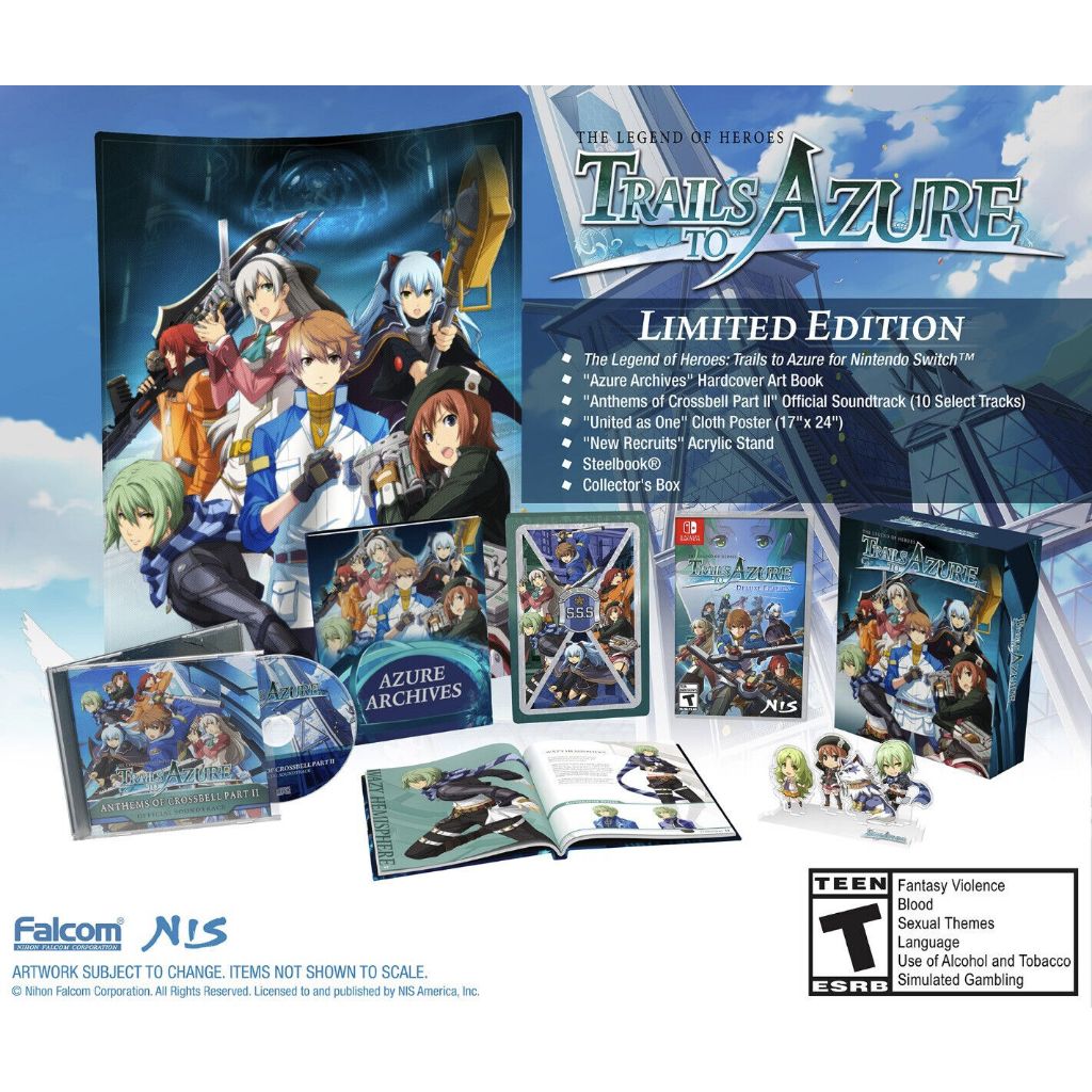 🎮 [NSW][NIS] : The Legend of Heroes: Trails to Azure Limited Edition (US) (America)