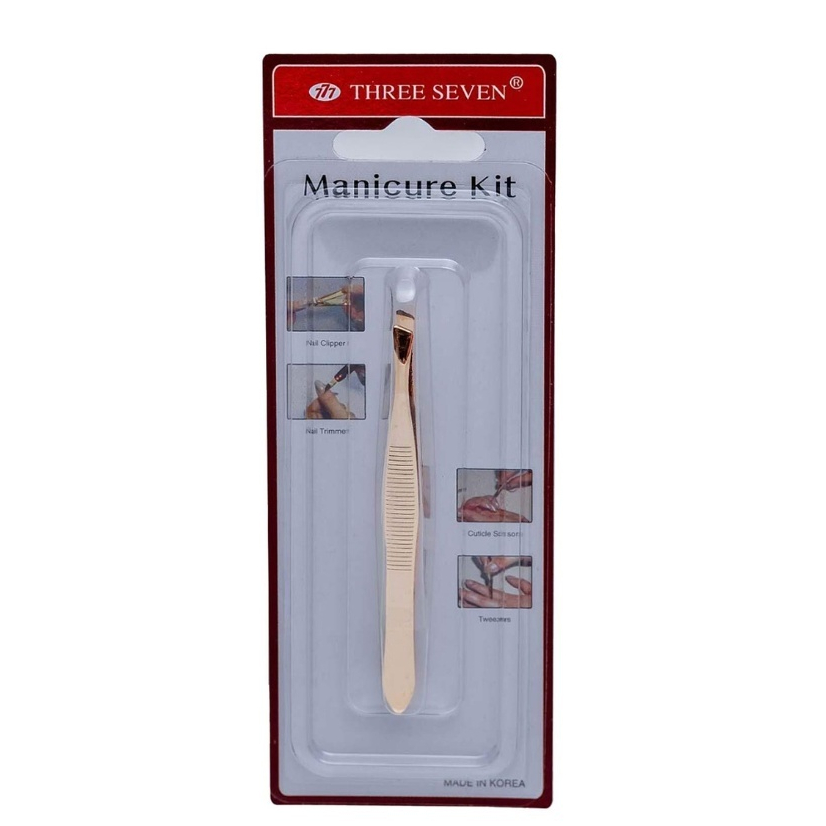Three Seven 777 แหนบ Slant Tip Tweezer รุ่น SH T513 แหนบสเตนเลส ใช้สำหรับถอนขนตามร่างกาย