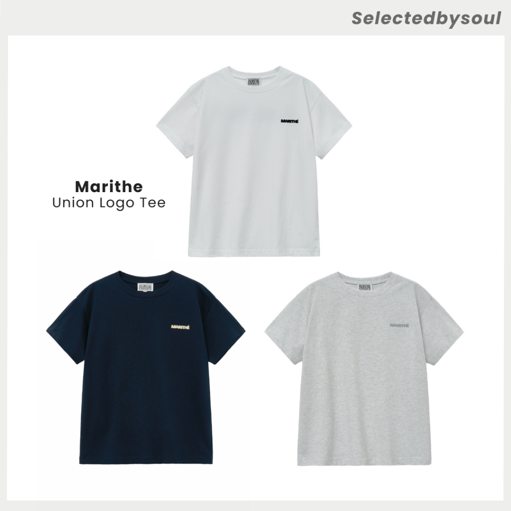 [Preorder] Marithe UNION LOGO TEE ✨ เสื้อ Marithe นำเข้าจากเกาหลีของแท้100%