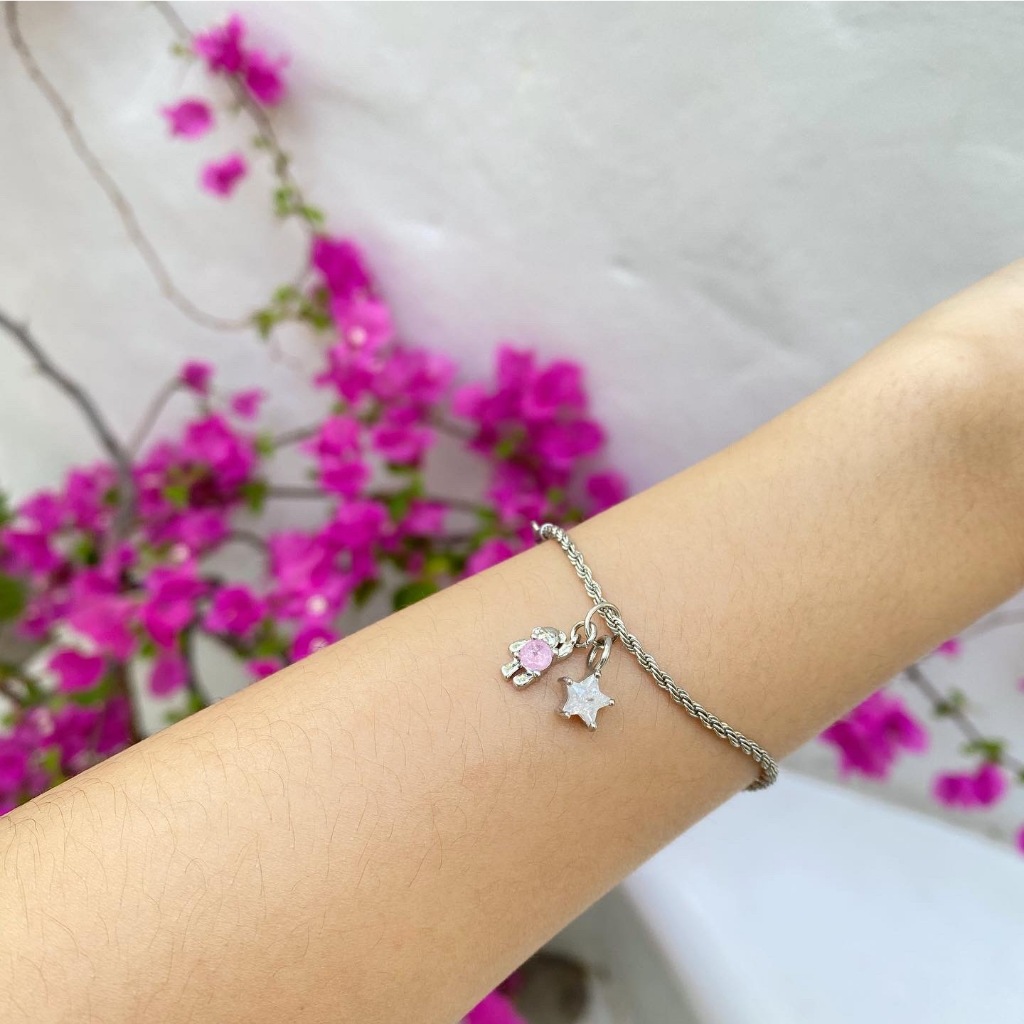 Flat Bracelet สร้อยข้อมือแบบเรียบ ราคา ถูกที่สุด ดีลบีเคเค แกลเลอรีภาพที่ 7
