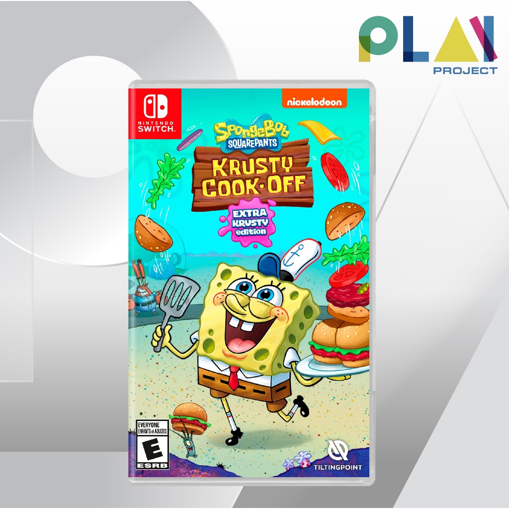 Nintendo Switch : Spongebob Squarepants: Krusty Cook-Off – Extra Krusty Edition [มือ1] [แผ่นเกมนิน