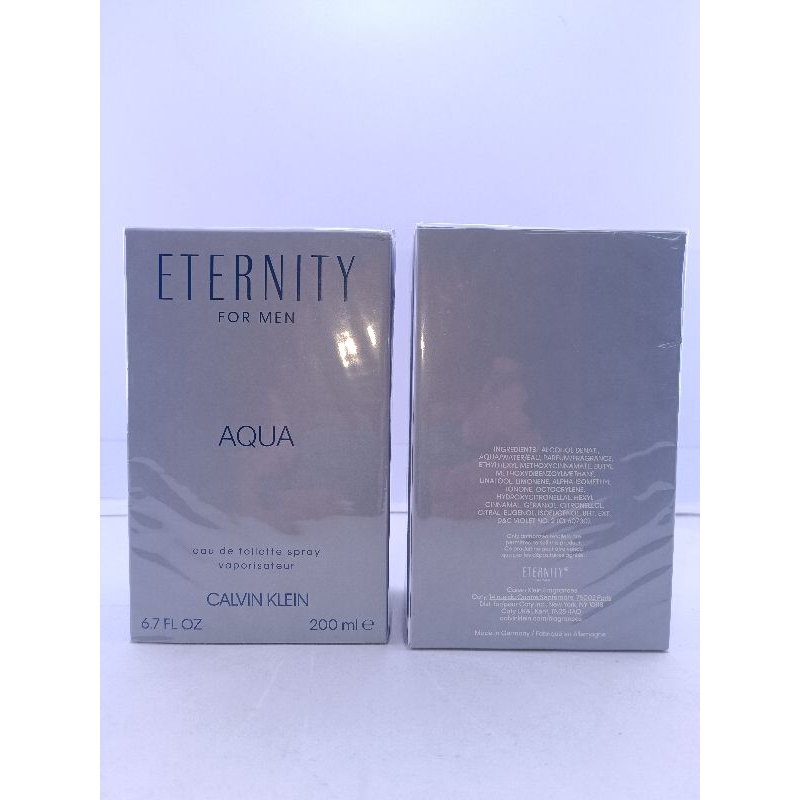 Calvin Klein  Eternity Aqua EDT 200ml/6.7oz
