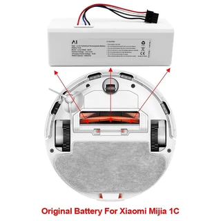 Battery แบตเตอรี่หุ่นยนต์ดูดฝุ่น For Xiaomi Mijia Mop 1C Xiaomi Battery Li-ion 14.4-14.8V 5200mAh รับประกัน 1 ปี Japan