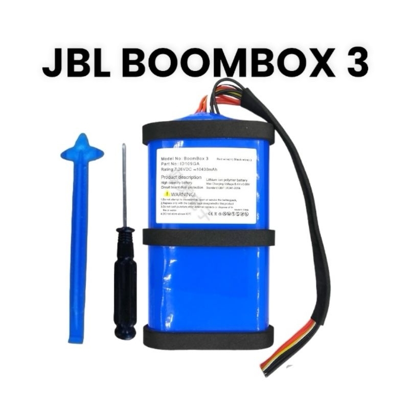 แบต JBL Boombox 3 10400mAh No.ID109GA แบตเตอรี่ลิเธียม Battery Ares 3 BOOMBOX 3