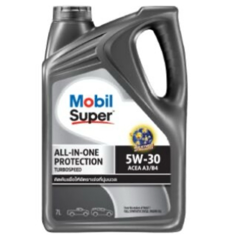 น้ำมันเครื่องดีเซล Mobil Super 5W-30 All-In-One Protection Turbospeed
