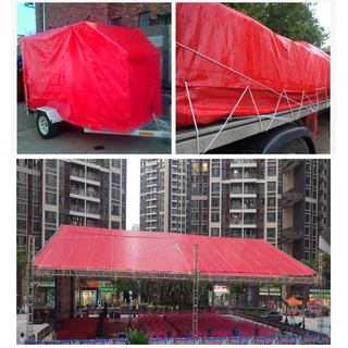 ผ้าใบกันแดดกันฝน PE(มีตาไก่) ขนาด 2x2 2x3 3x3 4x5 5x6 6x8 10x12 เมตร ผ้าใบกันฝน คลุมรถ