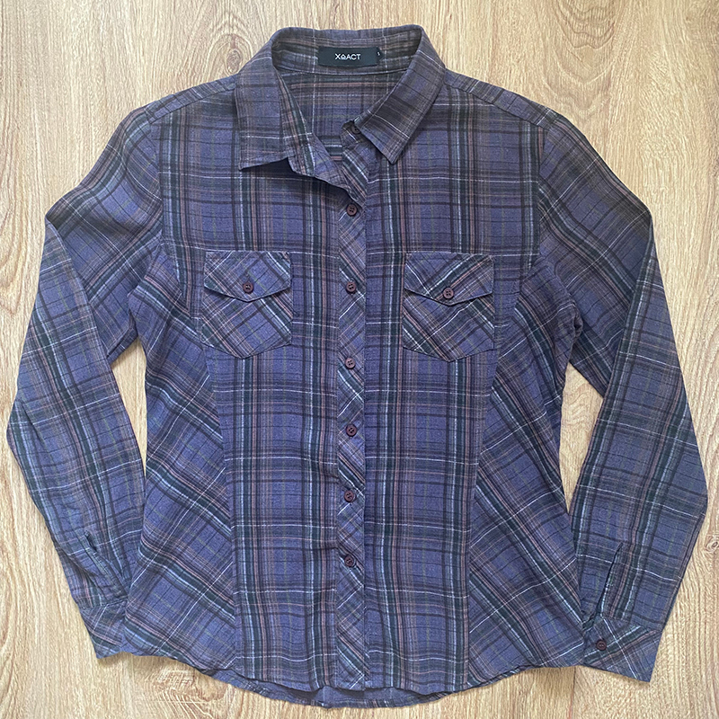 เสื้อผู้หญิง XACT (มือสอง) แขนยาว (กรุณาอ่านรายละเอียดของขนาดสินค้าเพิ่มเติมด้านล่างนะคะ)