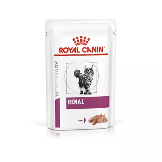 [1 กล่อง/12ซอง] royal canin Renal อาหารรักษาโรคไตแมว แบบเปียก 1 กล่อง รักษาโรคไตแมว