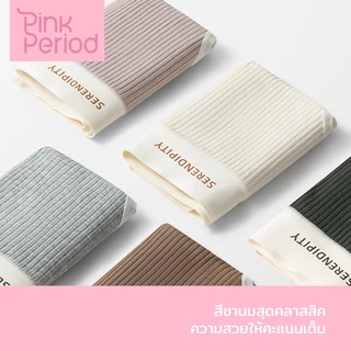 Pink Period สไตล์ญี่ปุ่น ผ้าฝ้าย กางเกงชั้นใน ผ้าไม่หนา ใส่สบาย มีหลายสี Kni-029
