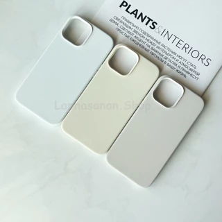 i7-17Promax เคสซิลิโคน Silicone Case สีครีม สีเทาอ่อน สีขาว พร้อมส่ง