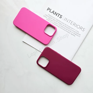 i7-17Promax เคสซิลิโคน Silicone Case สีไวน์ สีราชเบอร์รี่ สีเชอร์รี่ พร้อมส่ง