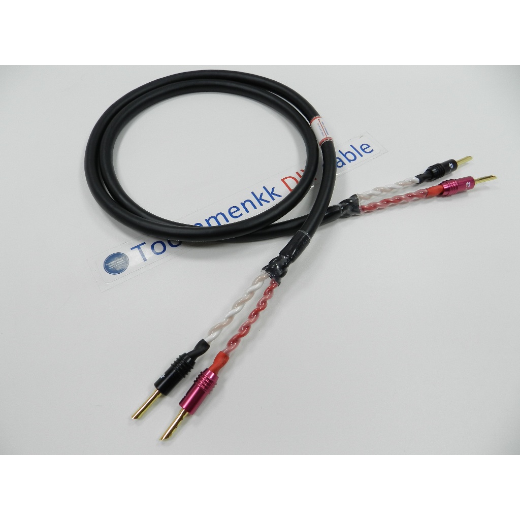 สายลำโพงรุ่นใหญ่ Canare quad star 4S11 หัวเสียบ Pailiccs BFA (แบบเส้นเดียว)