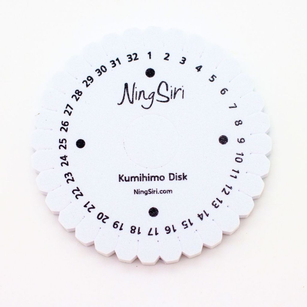 แผ่นถักเชือกคุมิฮิโม๊ะ Kumihimo disk พร้อมส่ง (มีวีดีโอสอน)