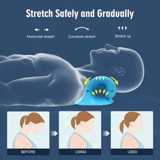 Neck หมอนนวดคอ ไหล่ คอ อุปกรณ์แรงดึง หมอนนวด สําหรับบรรเทาอาการปวด ร่างกาย คอ