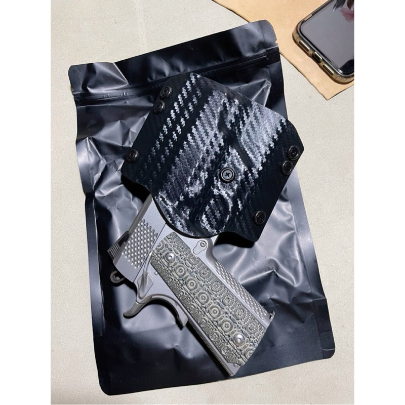 ซองแพนเค้ก Colt 1911 commander 4.25 นิ้ว งาน Handmade แท้ ผลิตในไทย สั่งปรับแต่งได้ มีปัญหาเคลมฟรีตลอดอายุการใช้งาน ราคา ถูกที่สุด ดีลบีเคเค แกลเลอรีภาพที่ 4