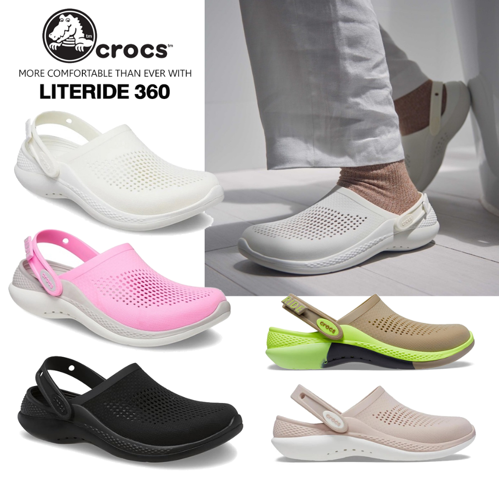 [ลดอีก10% โค้ด DDX10MAYW2] CROCS LiteRide 360 Clog - Comfort Sandal ใส่สบาย รองเท้าแตะ คร็อคส์ แท้ รุ่นฮิต ได้ทั้งชาย