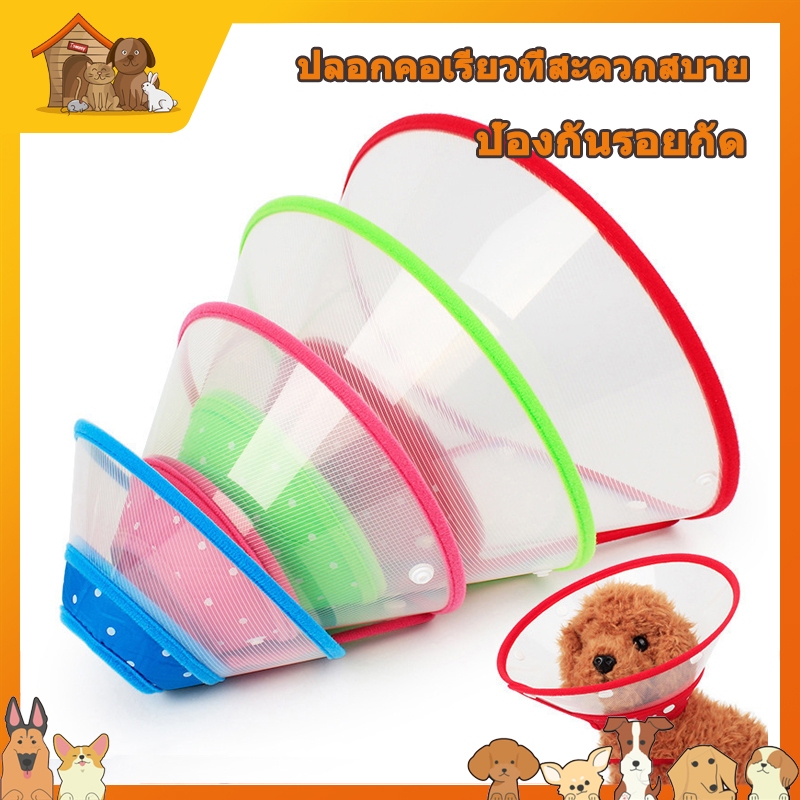 ลูกสุนัขสัตว์เลี้ยงสุนัขแมวสบายคอปกเรียวป้องกันการฟื้นฟูสมรรถภาพทางการแพทย์