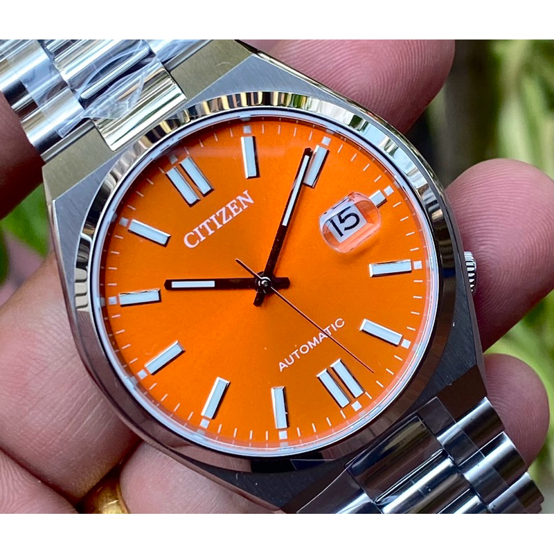 นาฬิกาข้อมือ Citizen Automatic Stainless Steel Men’s Watch NJ0151-88Z