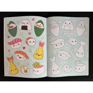 Aksara for kids สมุดภาพระบายสี Happy Food