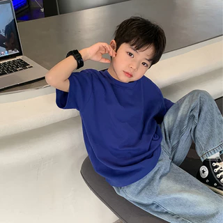 Beryl kids🌸เสื้อยืดแขนสั้นเด็ก คอกลม🎀สีสดใส ผ้านุ่มๆ ใส่ได้ทั้งเด็กชายหญิง ใส่สบาย หลายสีให้เลือก รุ่นใหม่ ฤดูร้อน