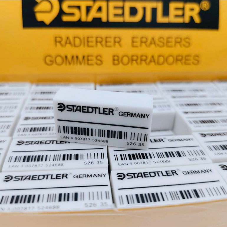กล่อง 50 ชิ้น STAEDTILER ยางลบดินสอใช้ลบดินสอ ดินสอสี