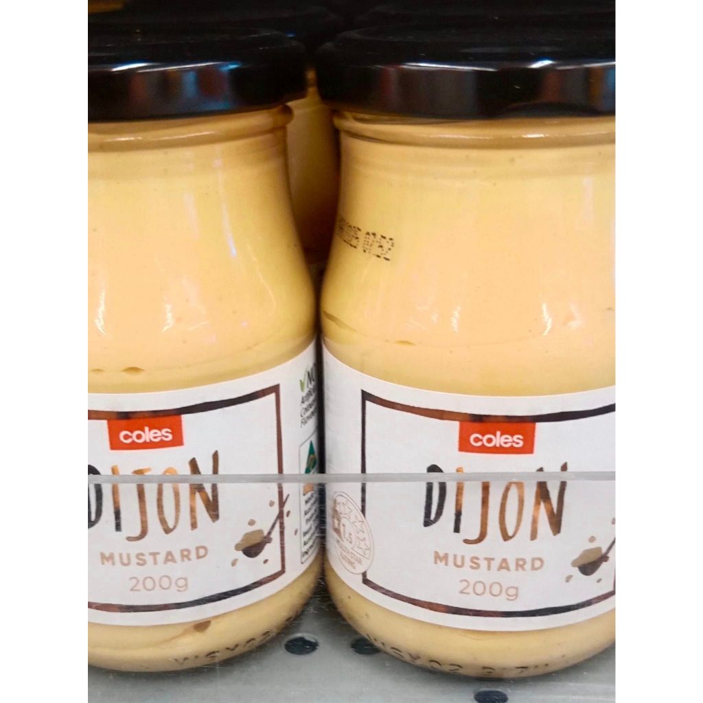 COLES Dijon Mustard 200g Australian Import