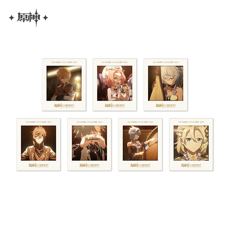 [ พร้อมส่ง / Official ] Genshin Impact Concert 2023 - Film Card เกนชิน ฟิล์ม การ์ด ตัวละคร คอนเสิร์ต