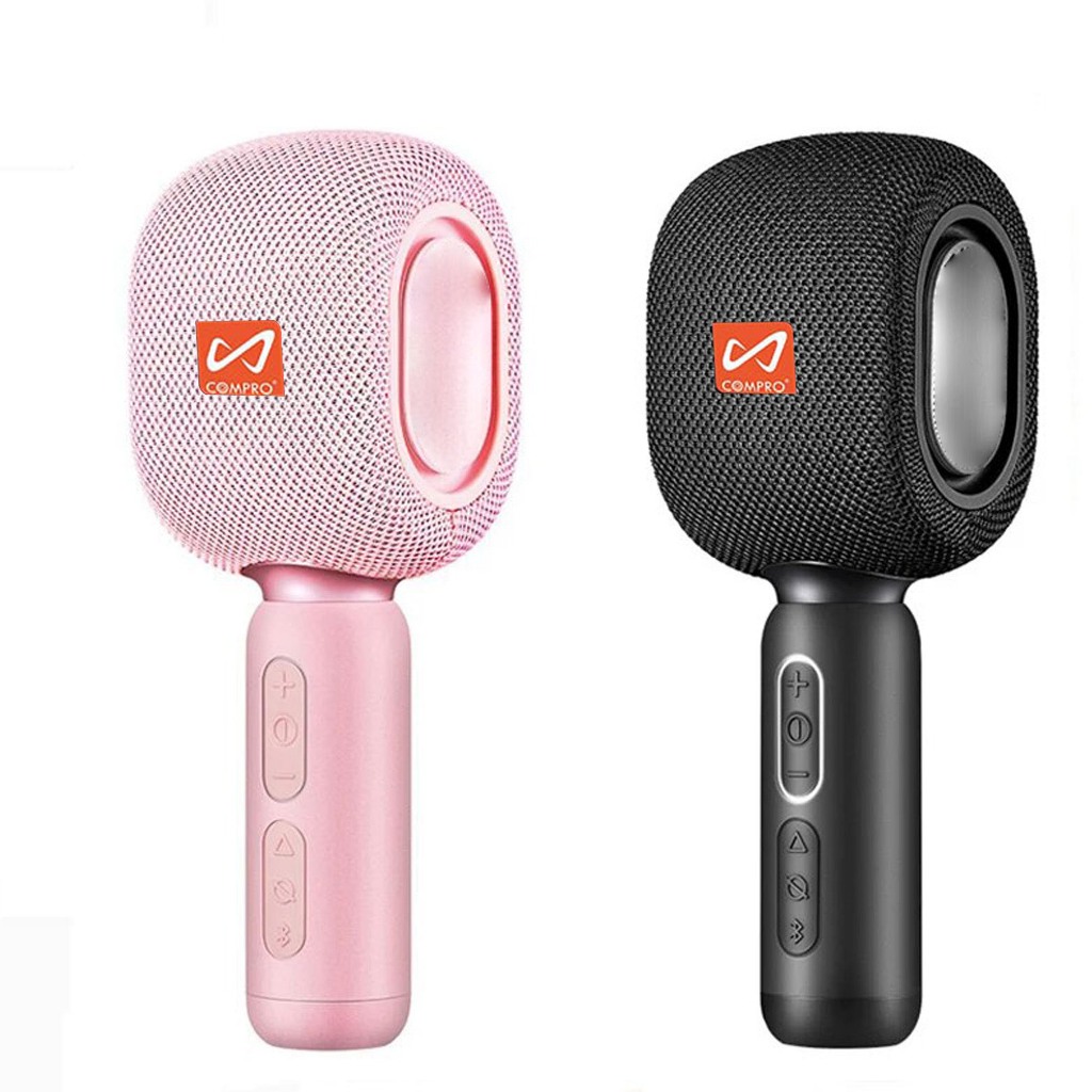 COMPRO ไมค์คาราโอเกะ มาพร้อมลำโพง รุ่น OB-03 เครื่องเล่นคาราโอเกะ บลูทูธ ไร้สาย ไมโครโฟนคอนเดนเซอร์ ลำโพง ในตัวเดียว