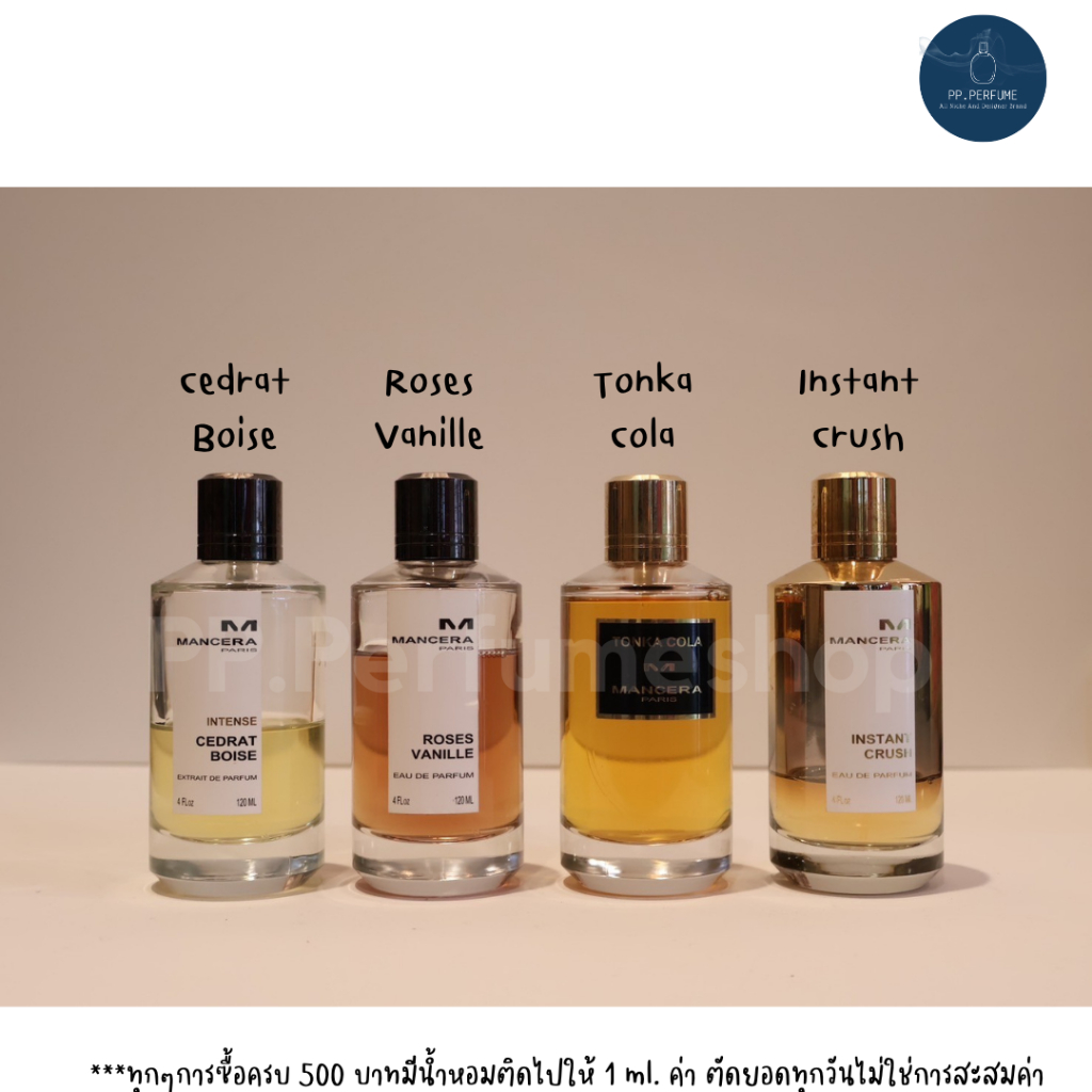(น้ำหอมแบ่งขาย) รวมบ้านMancera