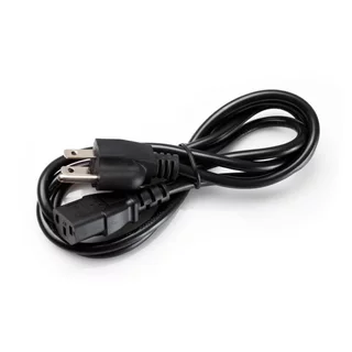 สายไฟ AC Power Cable ขนาดสาย 3x0.75mm (1.8m) US Plug IEC C13 Power Extension Cable For PC Computer TV Projector