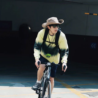 หมวกบักเก็ต หมวกปีกกว้าง มีสายคล้อง หมวกเดินป่า