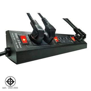 SaveTronics : ปลั๊กไฟป้องกันลดทอนไฟกระโชกชั่วขณะ(เนื่องจากฟ้าผ่า) รุ่น :A-6_Version2.0