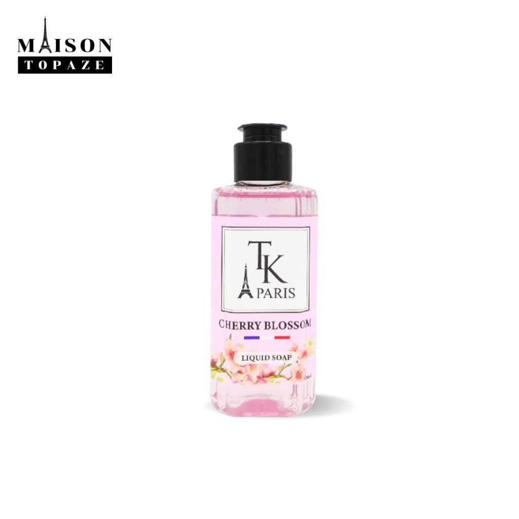 ออร์แกนิค ลิควิดโซฟ ซากุระ (ขนาดพกพา) TK PARIS ORGANIC LIQUID SOAP CHERRY BLOSSOM 100ML