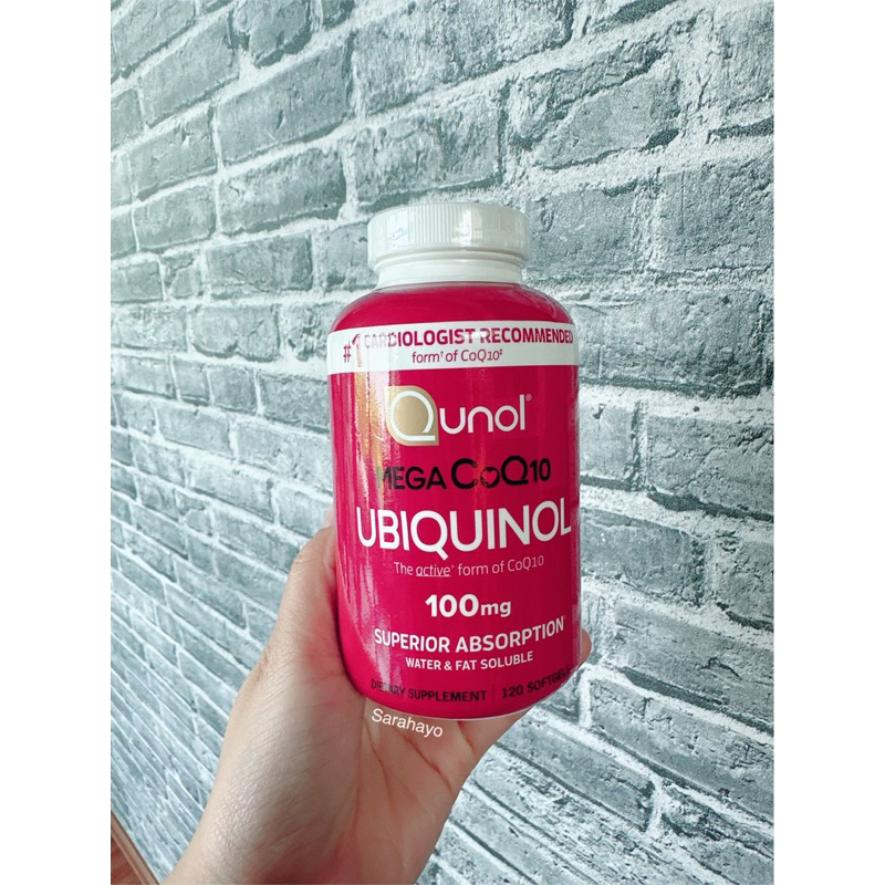 Qunol Mega CoQ10 Ubiquinol 100 mg. Softgels (120 ct.)