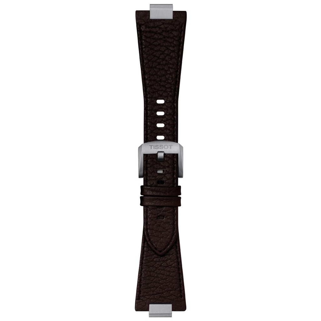 Tissot Official Brown PRX 40MM Leather Strap With Steel Endpiece ทิสโซต์ สายหนัง สีน้ำตาล T852049164