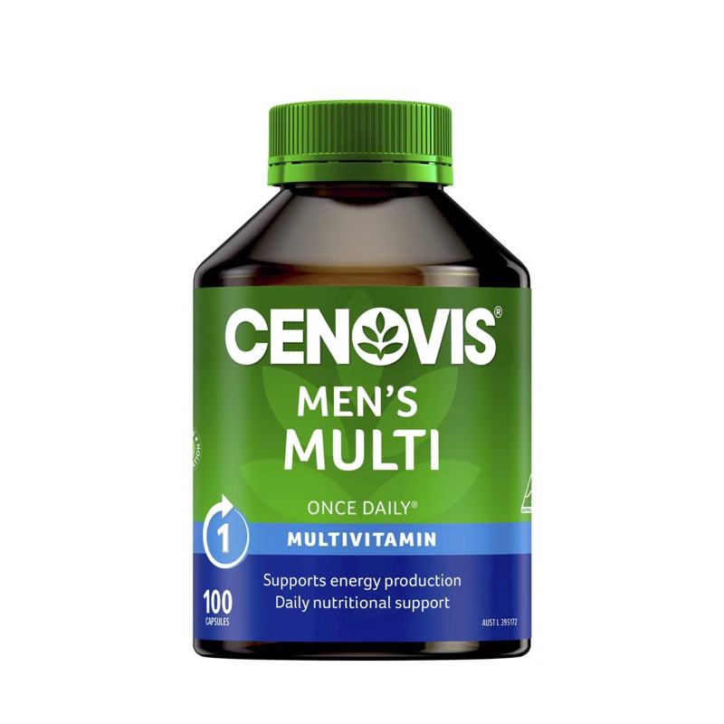 Cenovis Men Multivitamin Capsules Multi For Energy 100 เม็ด วิตามินรวมสำหรับผู้ชาย