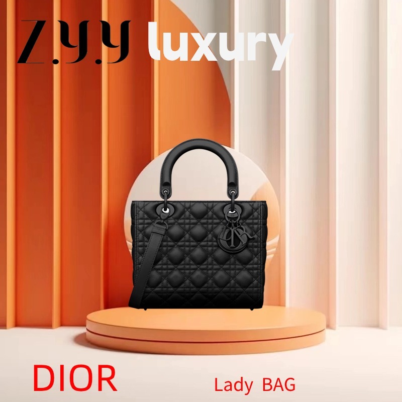 New Hot  ราคาพิเศษ Ready Stock DIOR /LADY CD Women's Shoulder Bags Handbags Crossbody Bags 100%