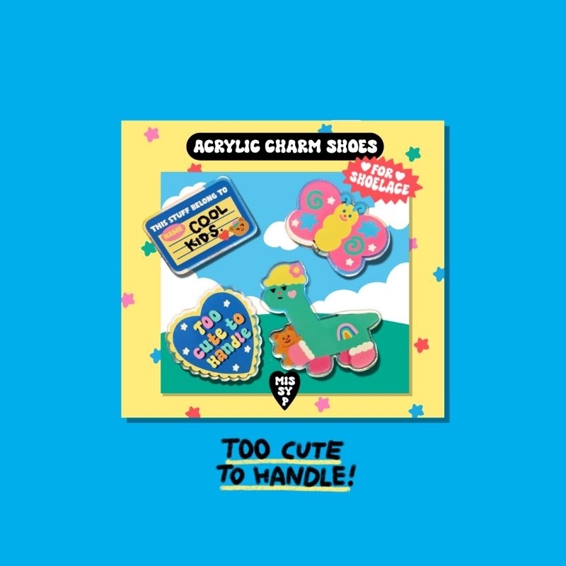 Acrylic Shoes Charm Pack**สำหรัลเชือกรองเท้า** - รูปที่ 2