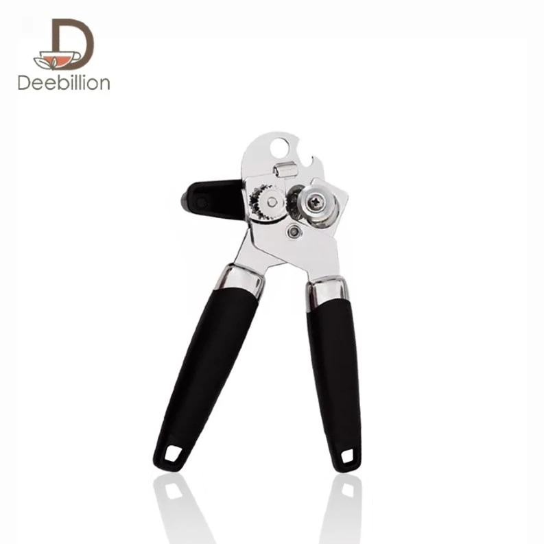 ที่เปิดกระป๋อง ที่เปิดกระป๋องอเนกประสงค์ ที่เปิดขวด can opener วัสดุสแตนเลสเกรดคุณภาพสูง ด้ามจับซิลิโคนกันลื่น Deebilion