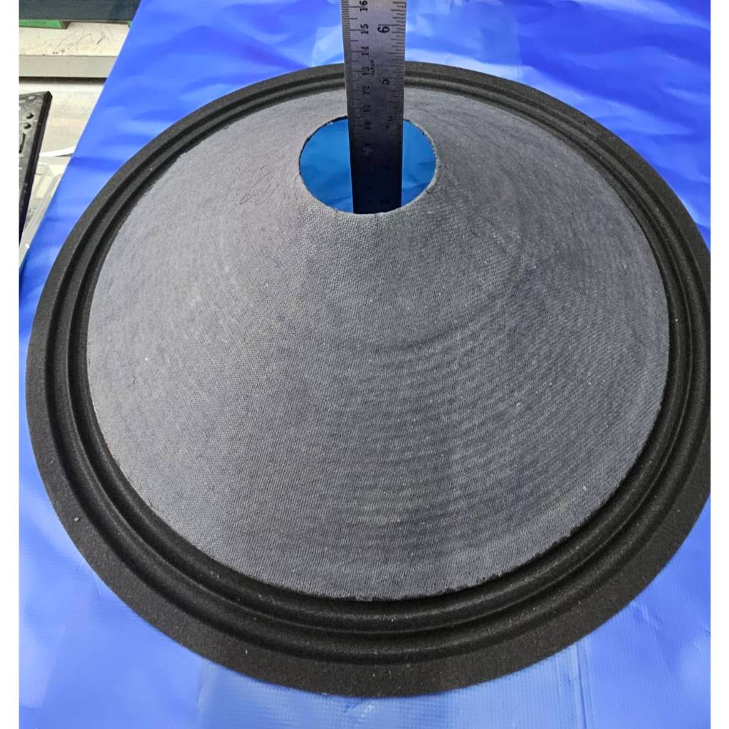 กระดาษลำโพง 15 นิ้ว  ทั่วไป ขนาดรูว้อยซ์ 60mm.