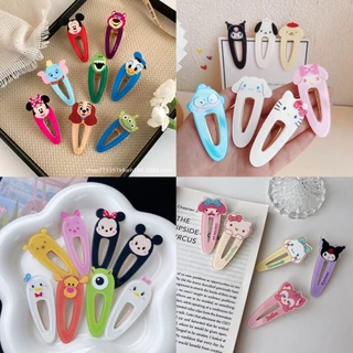 พร้อมส่ง มี50แบบ กิ๊บติดผม ซานริโอ้ SANRIO คิตตี้ มายเม คุโรมิ ชินนาม่อน น่ารัก กิ๊บติดผมการ์ตูน อะคริลิค (ราคาต่อ1ชิ้น)