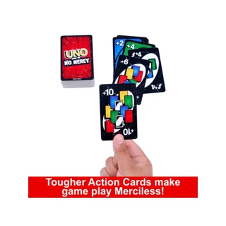 [ของแท้] UNO Show EM No Mercy/ UNO Show EM No Mercy Expansion Pack Board Game
